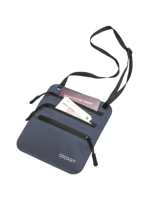 Нашейный кошелёк Cocoon Secret Neck Wallet, тёмно-синий с жёлтым