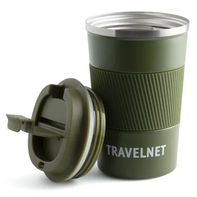 Термокружка Travelnet для кофе с собой, 380 мл