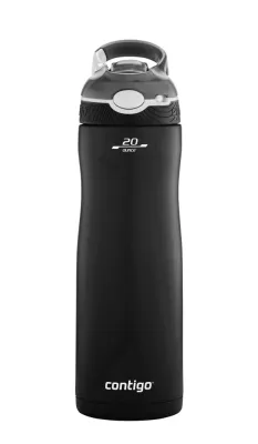 Термобутылка Contigo Ashland Chill 590 мл, чёрная матовая