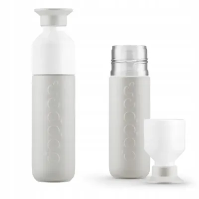 Термобутылка Dopper Gentle Grey 350 мл с крышкой-чашкой, 350ML