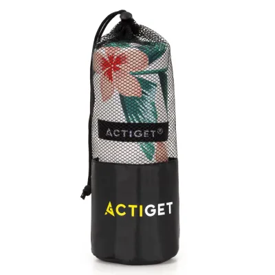 Полотенце быстросохнущее Actiget 180 х 100 см, микрофибра, с рисунком