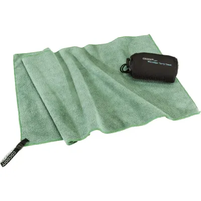 Полотенце быстросохнущее Cocoon Microfiber Towel Terry L, цвет Bamboo Green
