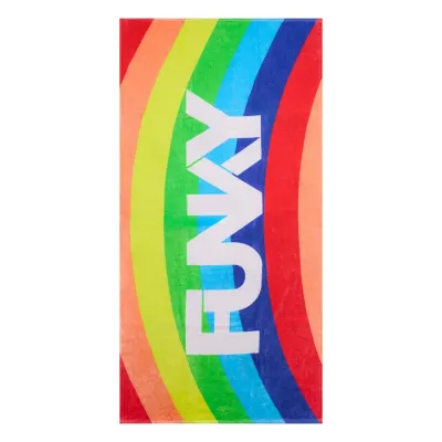 Полотенце хлопковое для бассейна и пляжа Funkita Rainbowie 160x80 см
