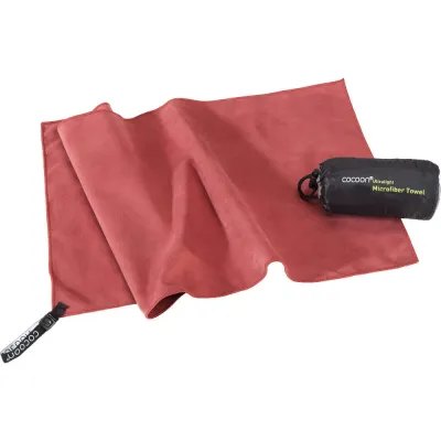 Полотенце быстросохнущее Cocoon Microfiber Towel Ultralight M, цвет Marsala Red