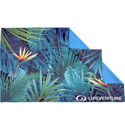 Полотенце туристическое Lifeventure Recycled SoftFibre Trek Towel, Tropical, Giant