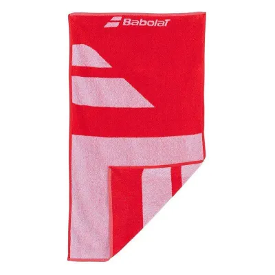 Теннисное полотенце Babolat Medium Towel, красный, чёрный