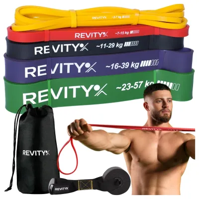 Набор резинок для тренировок Revity Power Bands с аксессуарами