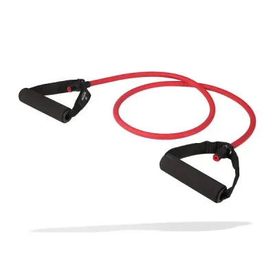 Эспандер для фитнеса с ручками Matchu Sports, красный, 5 kg, Красный флуоресцентный
