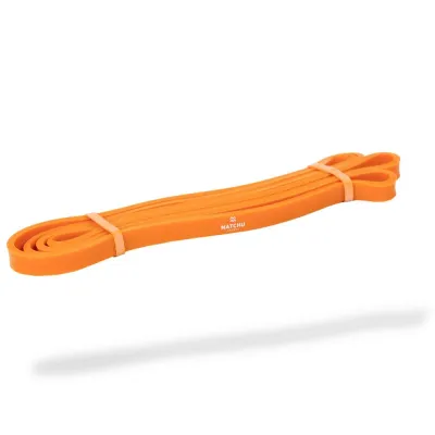Matchu Sports Эластичная лента Power band 13 мм, 1 метр, 7–22 кг, оранжевая, 2-7 kg, Słoneczny żółty