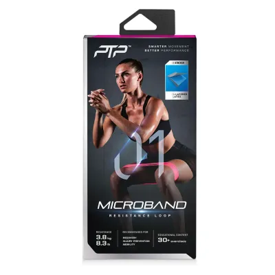 Эластичная тренировочная лента PTP Microband, 2,2 kg, Розовый