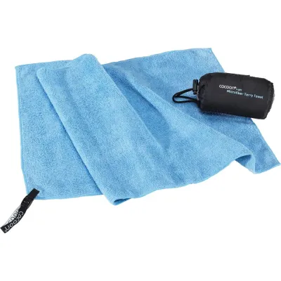 Полотенце быстросохнущее Cocoon Microfiber Towel Terry XL, голубое