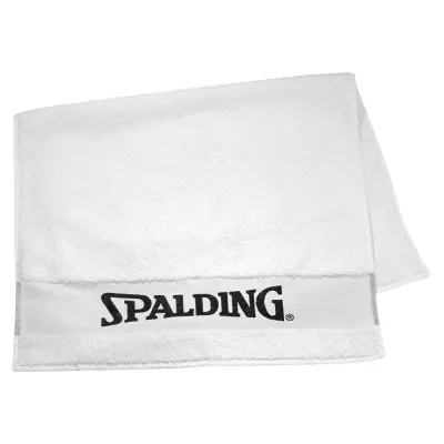 Полотенце Spalding с крупным логотипом, белое