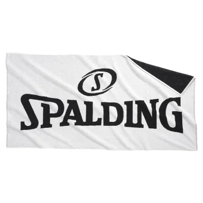 Полотенце Spalding, белое с чёрным