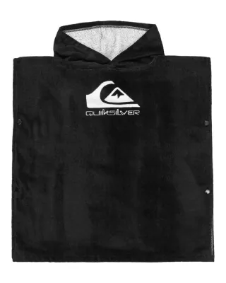 Пончо-полотенце для переодевания унисекс Quiksilver HOODY, чёрное