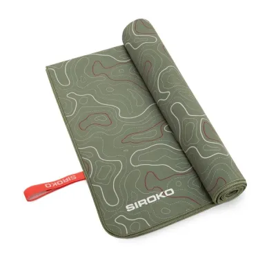 Полотенце туристическое из микрофибры Siroko Explore Lite Green