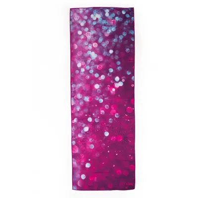 Спортивное полотенце для йоги Bodhi GRIP Drops of Peace 183 на 61 см