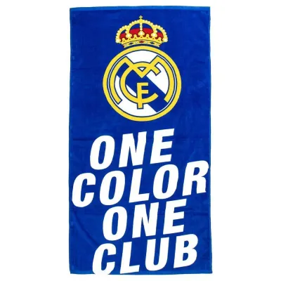 Полотенце пляжное Real Madrid C.F. One Color, синее