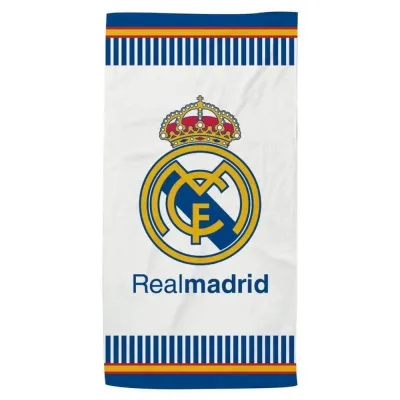 Детское пляжное полотенце Real Madrid Junior Beach Towel из микрофибры 70 на 140 см