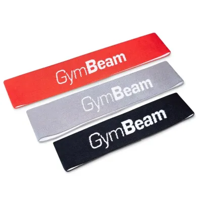GymBeam Набор фитнес-лент сопротивления в форме петли, 60% полиэстер, 40% латекс