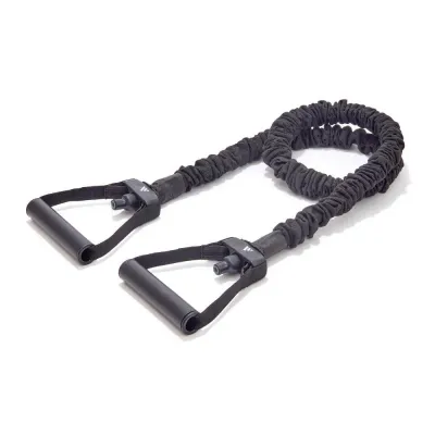 Трубчатый эспандер Adidas Power Tube L1, 15 kg, Чёрный