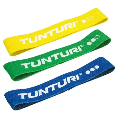 Набор тканевых лент-эспандеров Tunturi Textile Band Set, 3 шт