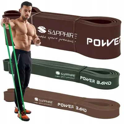 Набор резиновых лент Sapphire Power Band, 3 штуки, продвинутый