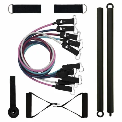 Набор эспандеров Fitpaddy Smart Kit: пять трубок TPR до 46 кг