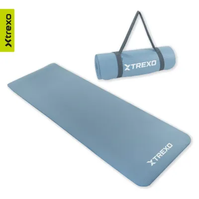 Коврик для фитнеса Xtrexo из NBR, синий