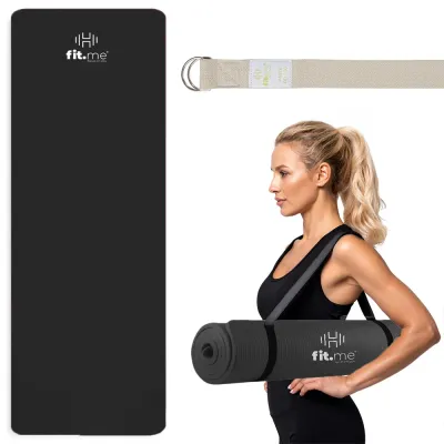 Коврик для фитнеса и йоги Fit.me NBR толщина 1 см