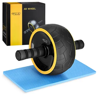 Ролик для пресса 4FIZJO AB Wheel чёрно-жёлтый