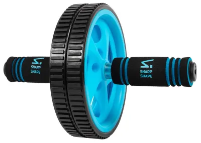 Ролик для пресса AB Wheel синий Sharp Shape