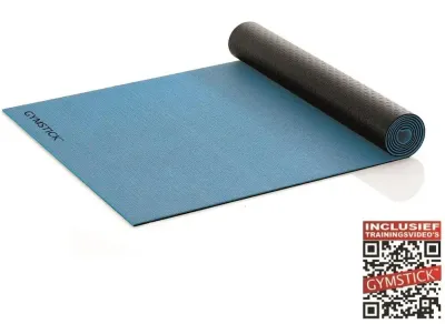 Двухцветный коврик для йоги и фитнеса Gymstick Active 2-Tone