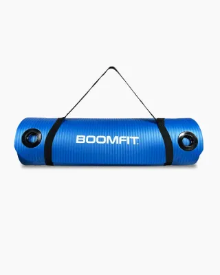 Коврик для пилатеса и йоги Boomfit NBR толщина 1,5 см