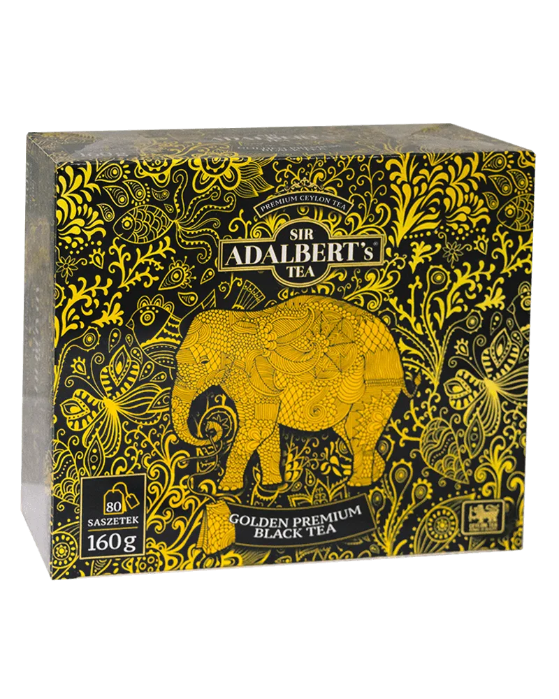 Sir Adalbert's Tea Черный чай Sir Adalbert's Golden Premium 80 пакетиков