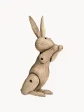 Kay Bojesen Статуэтка кролика Rabbit из необработанного дуба ручной работы — фото 2