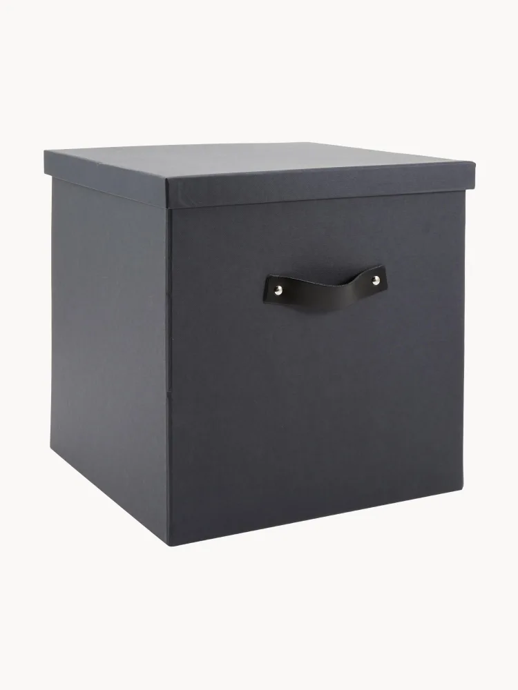 Bigso Box of Sweden Коробка для хранения Texas, Ш 32 × В 32 см, Антрацитовый