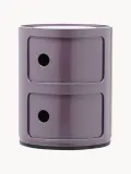 Kartell Приставной столик Componibili, 2 модуля, высота 40 см, Ø 32 × В 40 см, Лиловый — фото 1
