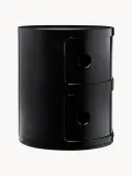 Kartell Приставной столик Componibili, 2 модуля, высота 40 см, Ø 32 × В 40 см, Чёрный — фото 3