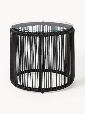 Westwing Collection Садовый приставной столик Bahia со стеклянной столешницей
