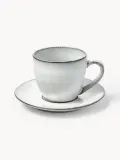 Broste Copenhagen Чашка с блюдцем Nordic Sand ручной работы, арт. O21969 — фото 1
