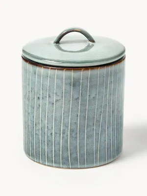 Broste Copenhagen Банка для хранения Nordic Sea из каменной керамики, 1 л