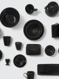 Broste Copenhagen Набор тарелок Nordic Coal ручной работы, 4 предмета — фото 5