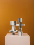 Oyoy Living Design Кашпо для цветов Toppu, 15 см, Ø 10 × В 15 см, Чёрный — фото 2