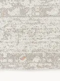 Westwing Collection Ковер Neapel из шенилла ручного ткачества с винтажным узором, 80х150 см, серо-голубой с кремово-белым — фото 4