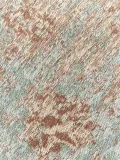 Westwing Collection Ковер Rimini из шенилла ручного ткачества с винтажным узором, 80х150 см, бирюзово-зелёный с бежевым — фото 3