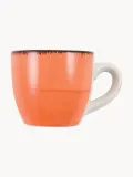 Villa d'Este Home Tivoli Набор чашек для эспрессо с блюдцами Baita ручной росписи, 6 предметов — фото 4