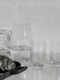 Broste Copenhagen Стакан для воды Hammered из выдувного стекла, 150 мл, прозрачный, Ø 9 × В 14 см, 400 мл, Прозрачный — фото 3