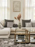 Westwing Collection Подушка декоративная Twist, Ш 27 × Д 27 см, Тёмный серый — фото 4