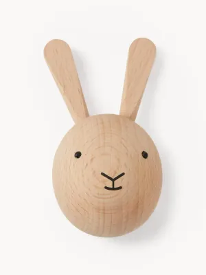 OYOY Mini Крючок настенный детский Rabbit из бука в форме зайца, 5х8х6 см, натуральное светлое дерево