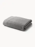 Westwing Collection Полотенце банное Premium, Ш 30 × 50 см, 2 шт., Тёмный серый — фото 1